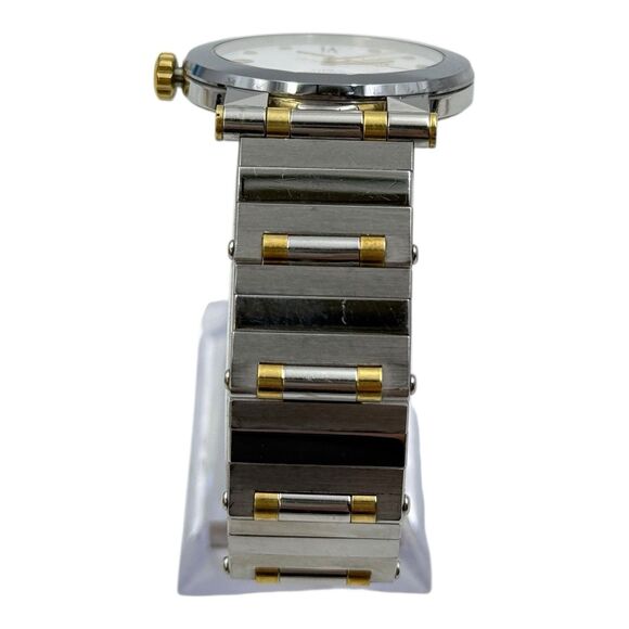 Movado Vizio Ladies Two Tone Watch Bracelet Band - New Battery Installed main image 7
